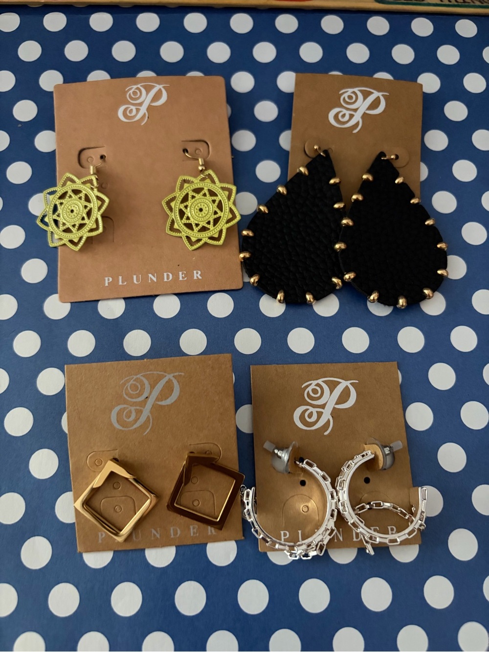 Plunder NWT Earring Assortment — Pierced Earrings Pick a Pair